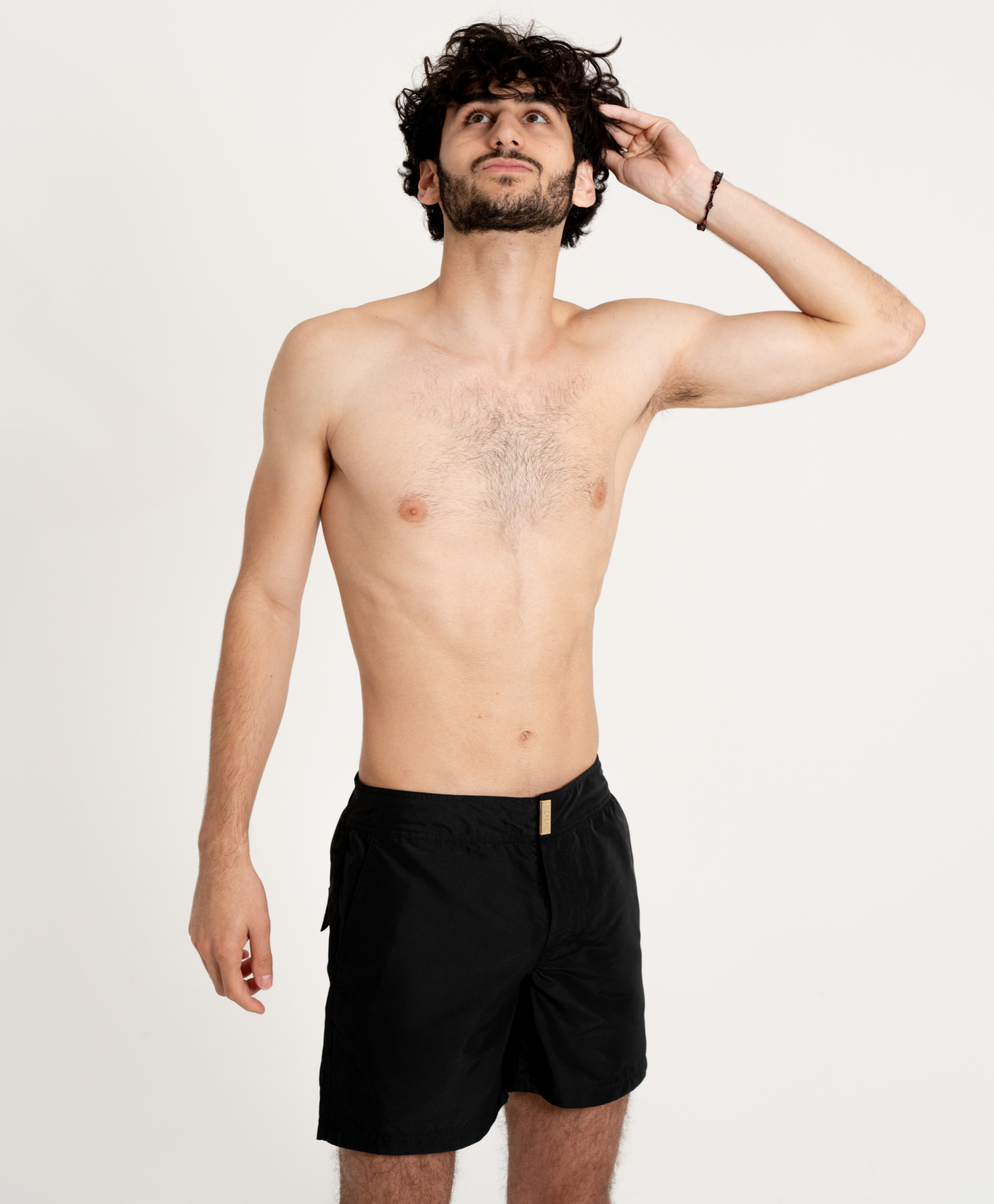 Prince Noir Luxe Swim Short