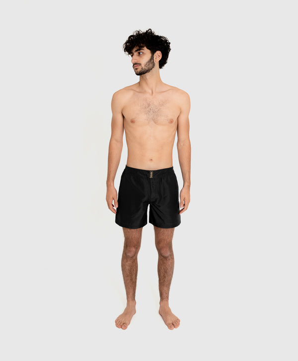 Prince Noir Luxe Swim Short