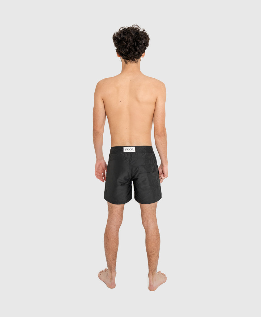 Prince Noir Luxe Swim Short