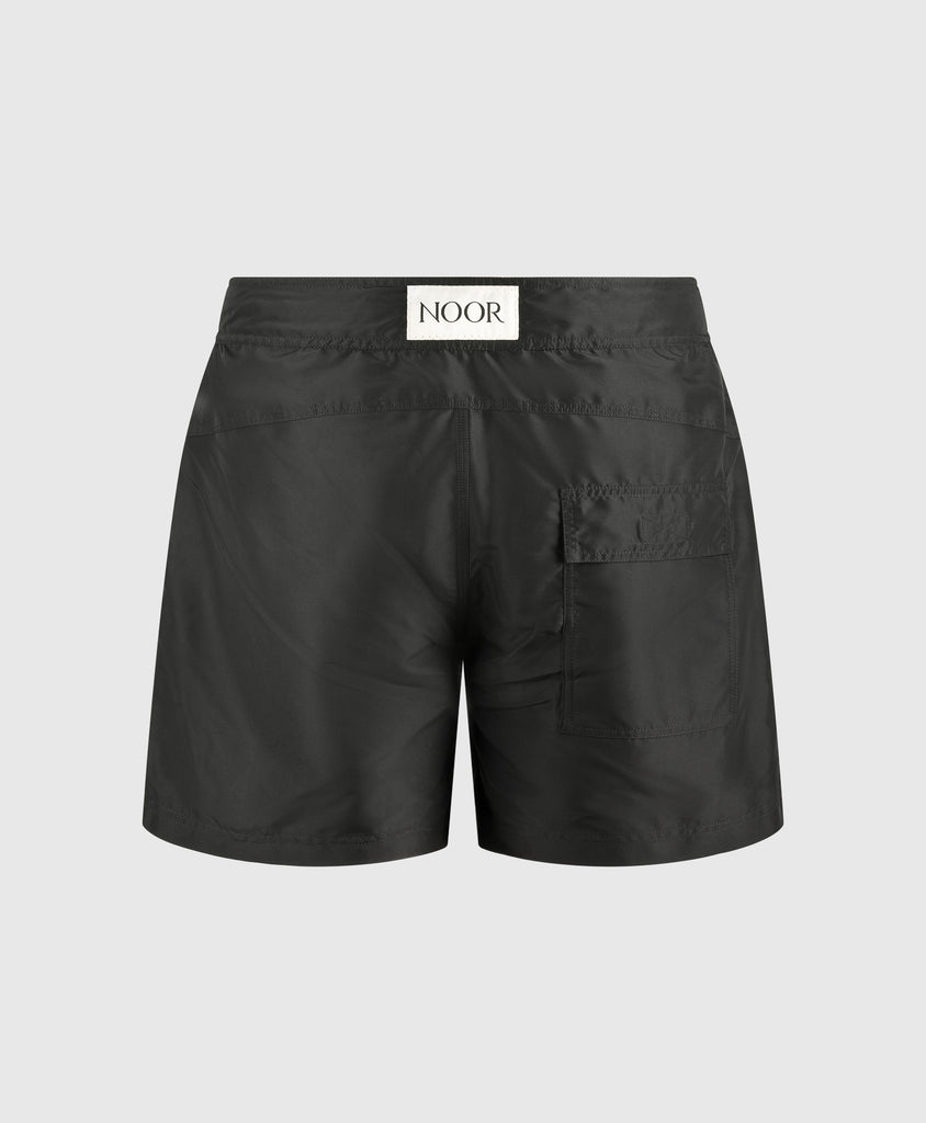Prince Noir Luxe Swim Short