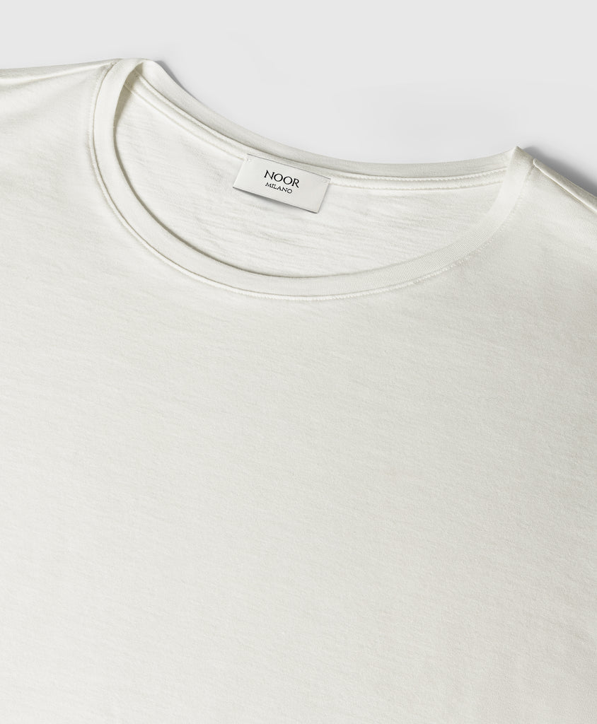 Silk-Cotton Essential T-Shirt